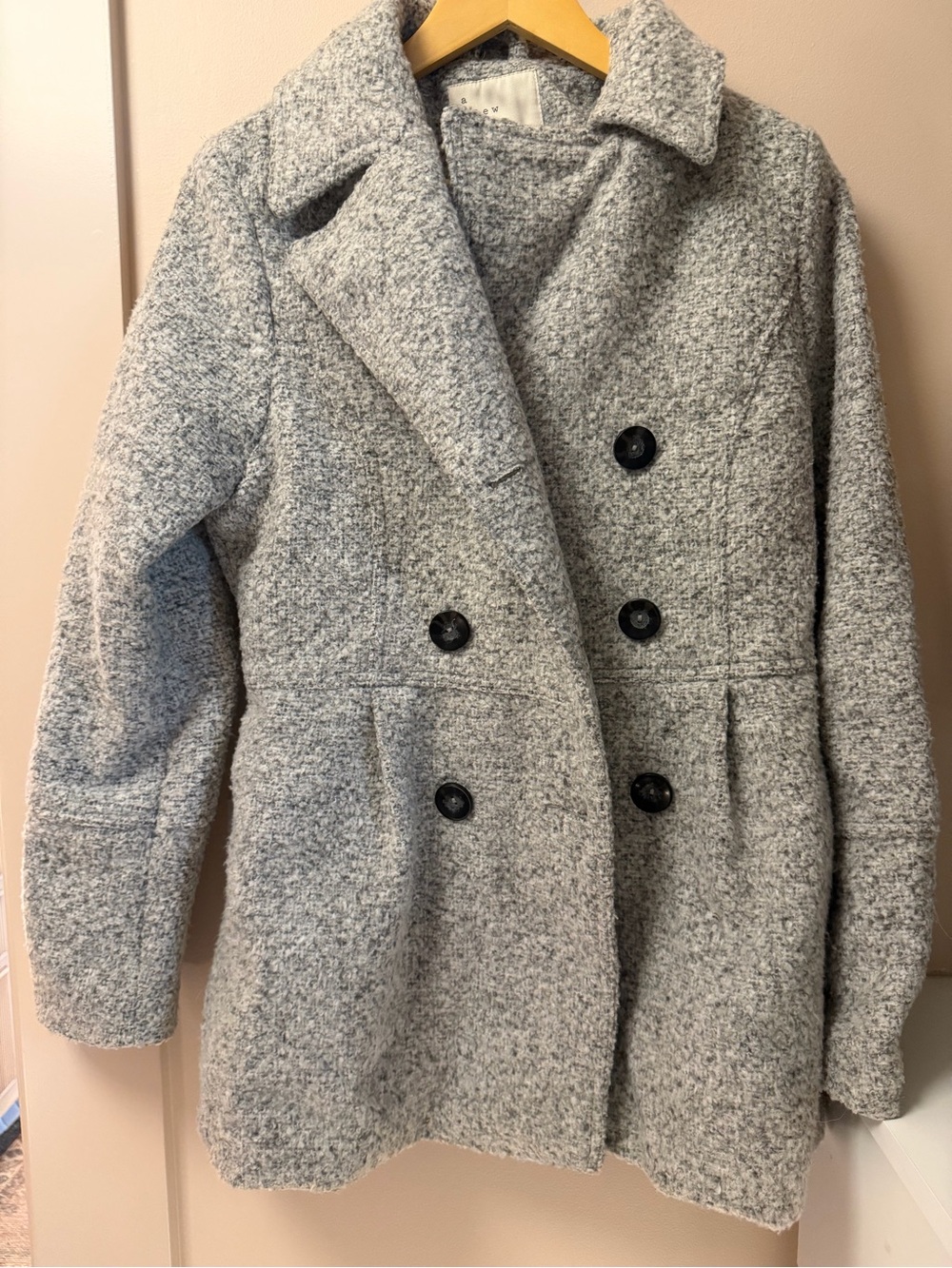 Grey Pea Coat